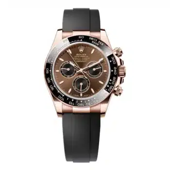 Rolex Cosmograph Daytona 126515LN-0010 Black Cerachrom Bezel Chocolate Index Dial Oysterflex Rose Gold