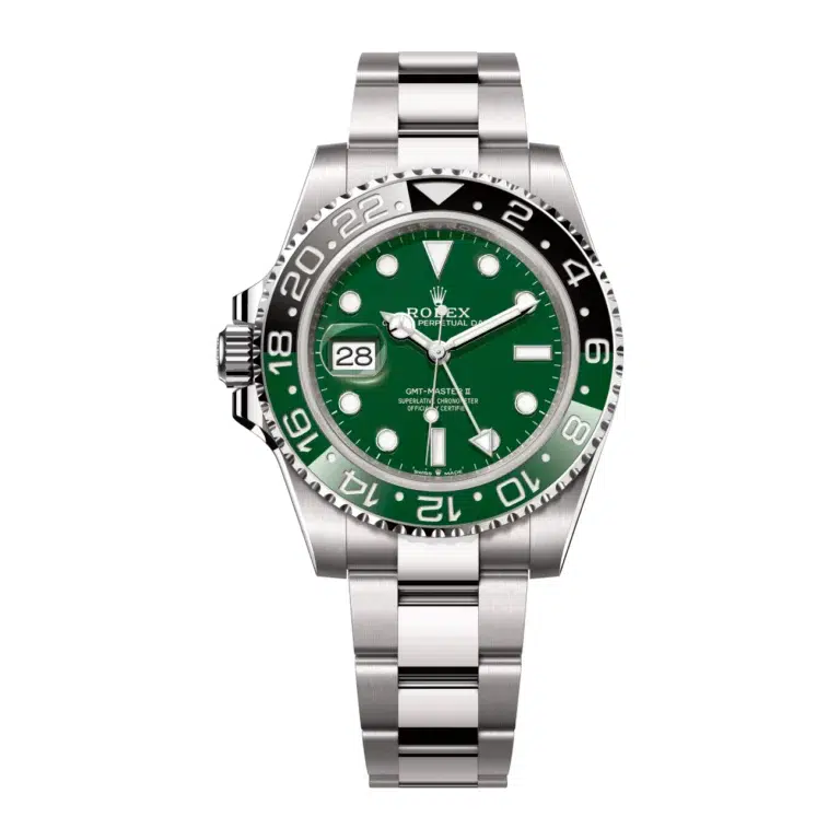 Rolex GMT-Master II 126729VTNR white gold watch, green dial
