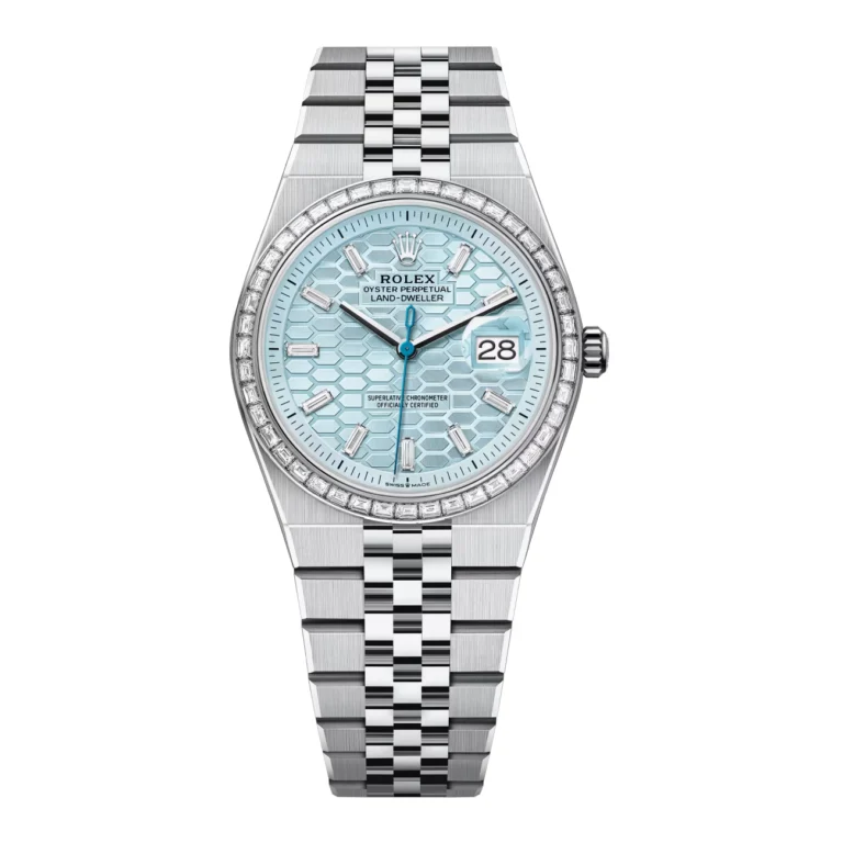 Rolex Land-Dweller 127286TBR-0001 Ice Blue Dial Flat Jubilee Bracelet