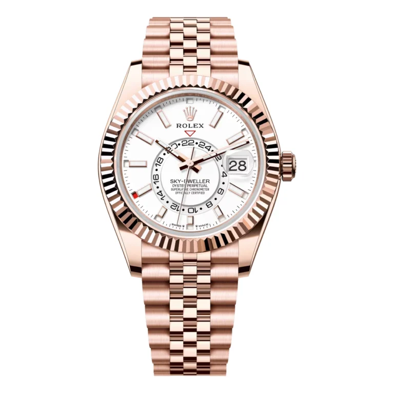 Rolex Sky-Dweller 336935-0007 42mm Rose Gold White Index Dial