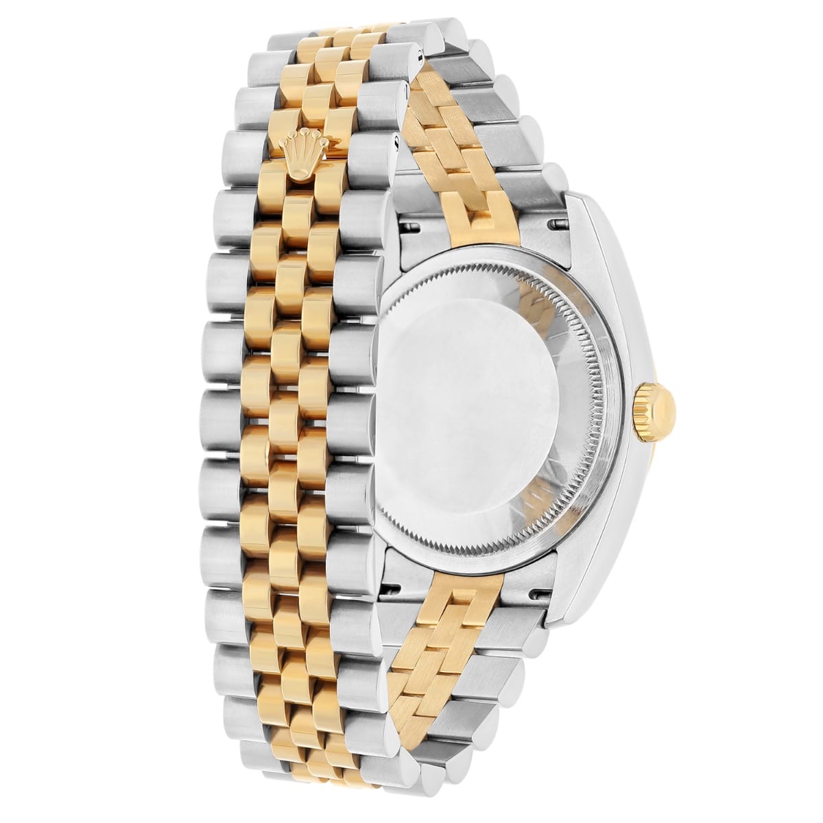 Rolex Datejust 116233 36mm Blue Stick Dial Fluted Bezel Two Tone Watch