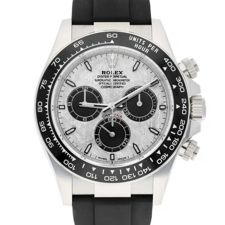 Rolex Cosmograph Daytona 126519ln-0007 40mm Meteorite Dial Oysterflex Bracelet White Gold Watch – image 3