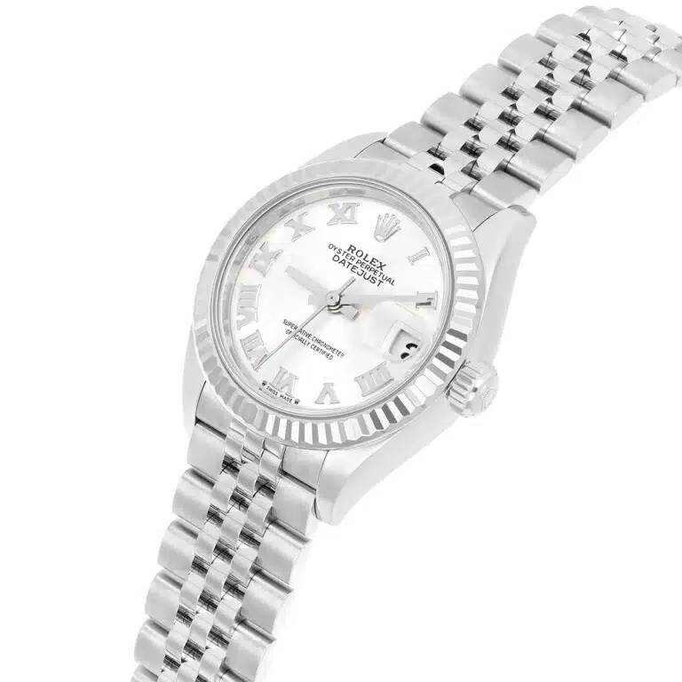 Rolex Lady Datejust 279174-0007 28mm Silver Roman Dial Jubilee Bracelet Stainless Steel Watch – image 6