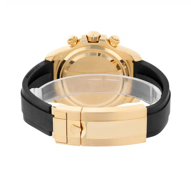 Rolex Cosmograph Daytona 126518LN-0012 “Pikachu” Black Cerachrom Bezel Champagne Index Dial Oysterflex Strap Yellow Gold Watch – image 8