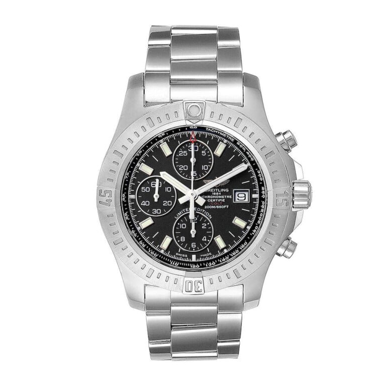 Breitling Colt Chronograph A13388 Black Dial Stainless Steel Watch