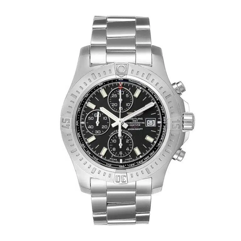 Breitling Colt Chronograph A13388 Black Dial Stainless Steel Watch
