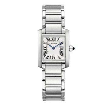 Cartier Tank Francaise W51008Q3 Silver Dial Stainless Steel Watch - 2002