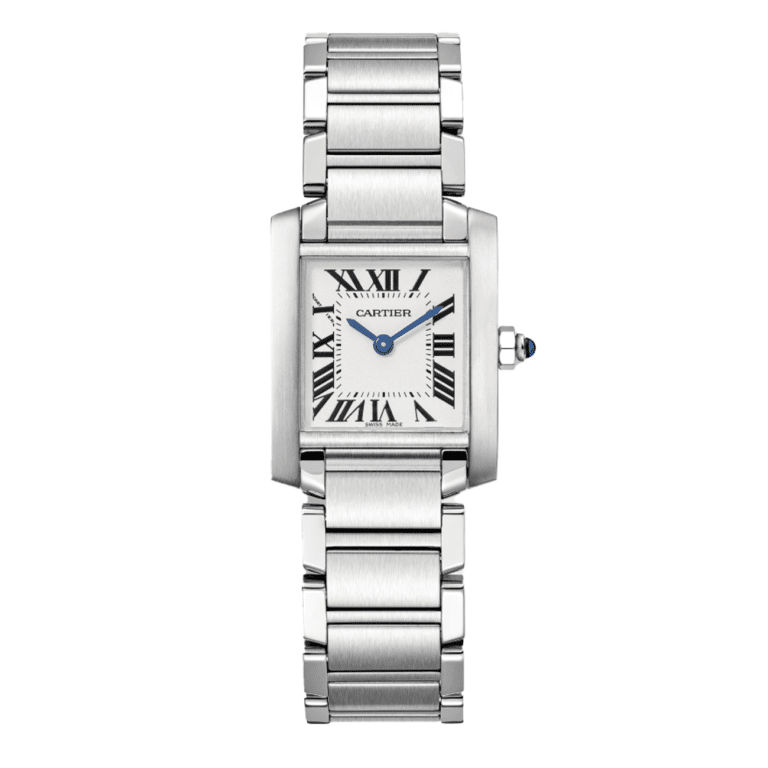 Cartier Tank Francaise W51008Q3 Silver Dial Stainless Steel Watch - 2002