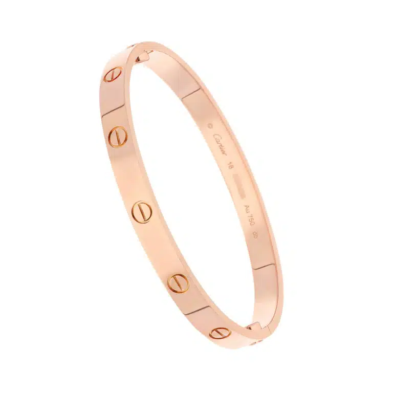Cartier LOVE Bracelet Rose Gold Size 18 Complete with original box and papers - 2023 – image 4