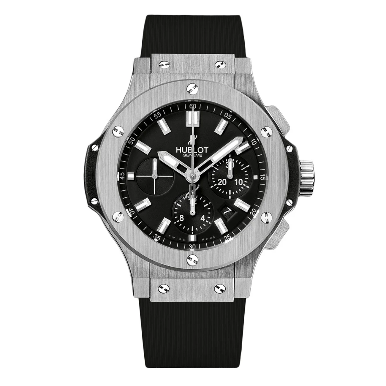 Hublot Big Bang 301.SX.1170.RX 44MM Black Dial Brushed Stainless Steel Watch