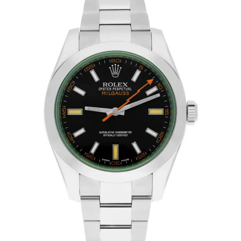 Rolex Milgauss 116400GV 40mm Stainless Steel Orange Hand Black Dial Watch - 2013 – image 2