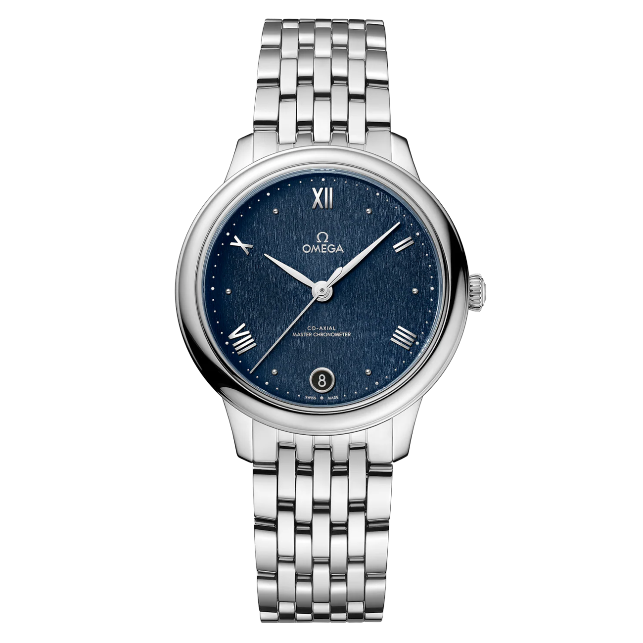 Omega De Ville Prestige 434.10.34.20.03.002 34mm Blue Dial Stainless Steel Watch - 2024