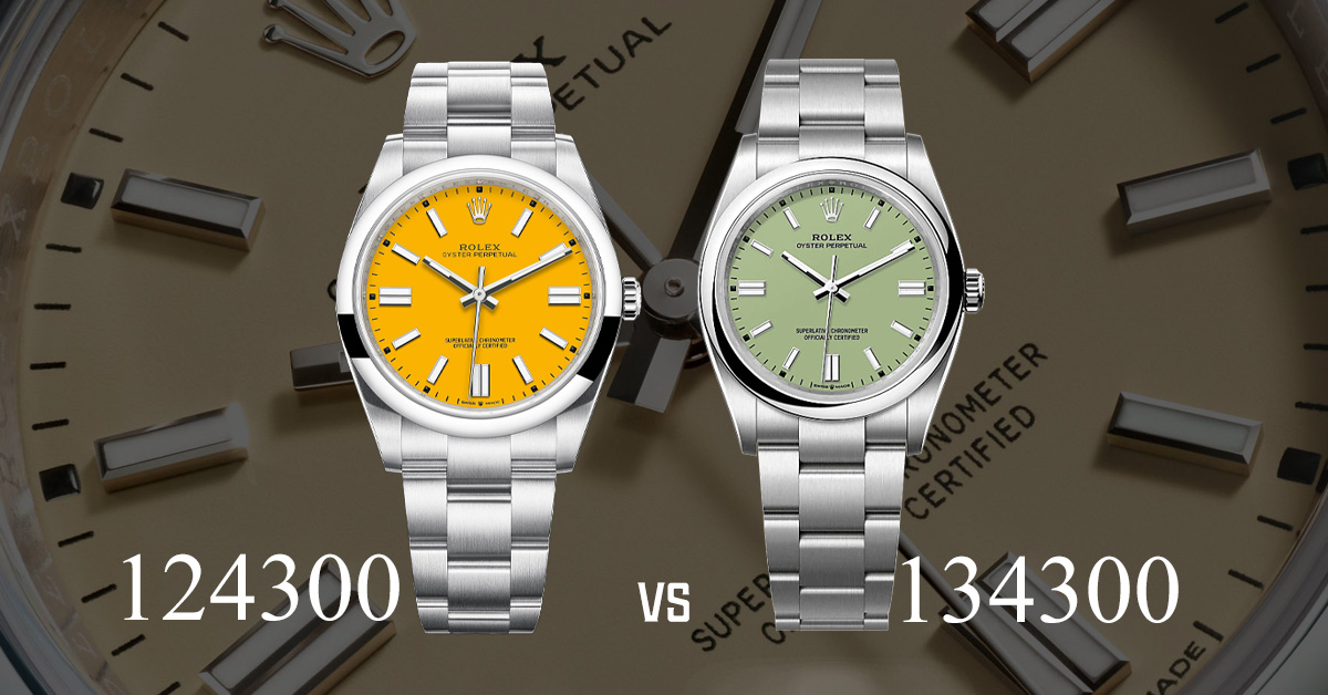 Rolex OP 124300 vs 134300