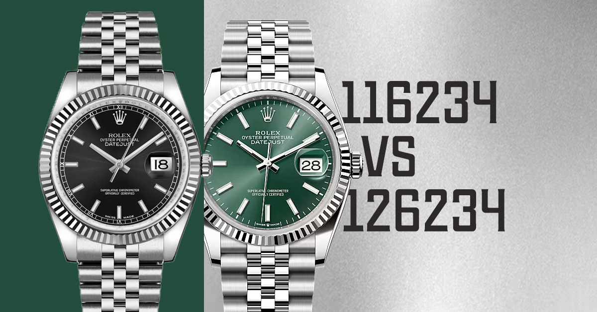 Rolex 116234 vs 126234