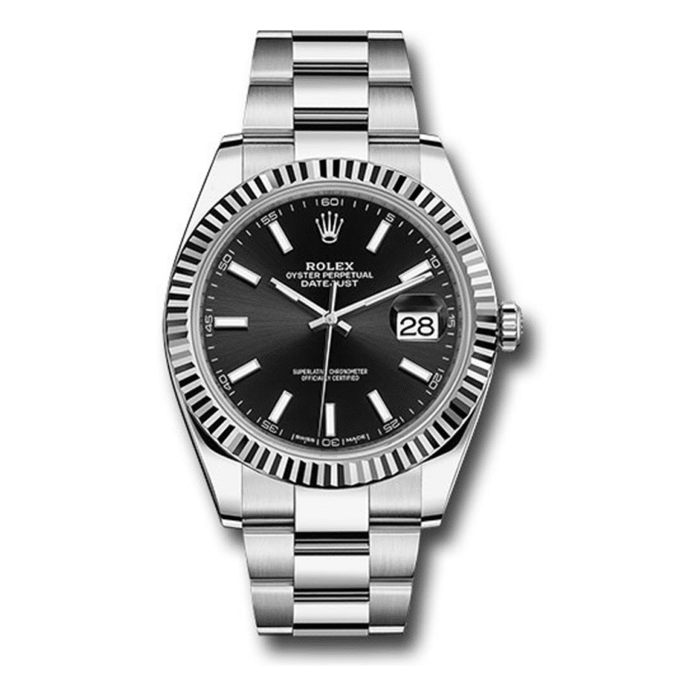 Rolex Datejust 126334 41mm Black Index Dial Stainless Steel Oyster Watch – 2017