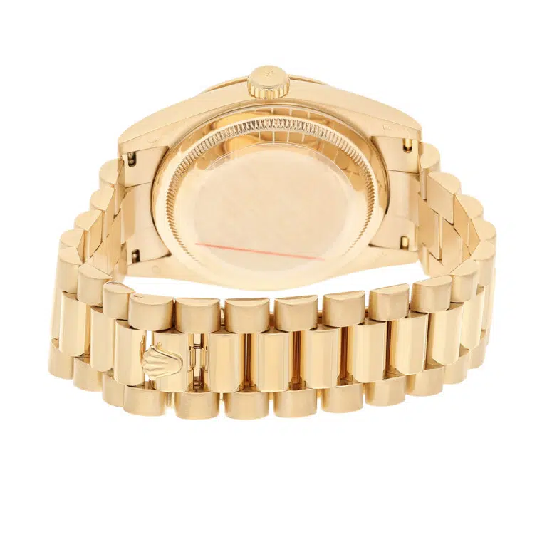 Rolex Day Date 118238 Presidential 36mm Ivory Pyramid Dial Yellow Gold Watch – image 8