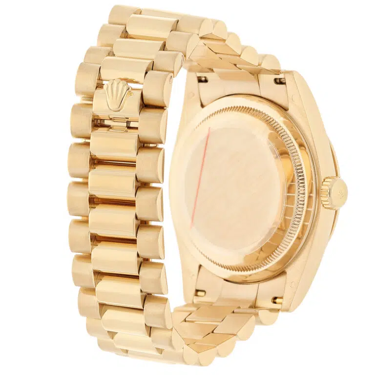 Rolex Day Date 118238 Presidential 36mm Ivory Pyramid Dial Yellow Gold Watch – image 7
