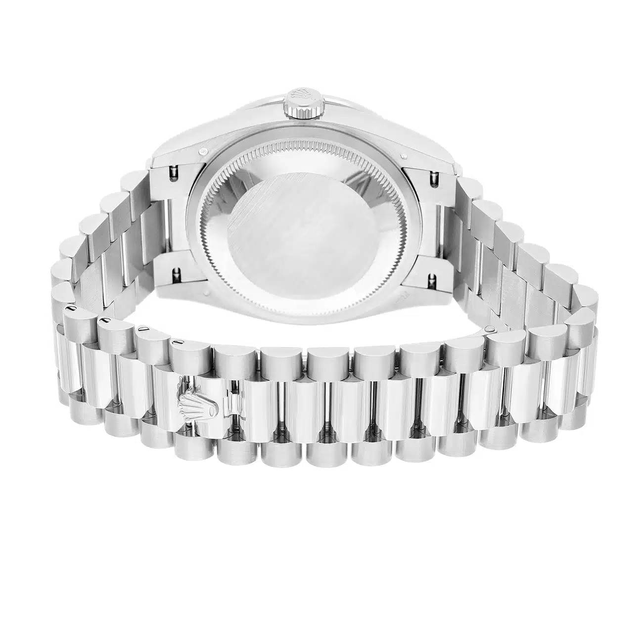 Rolex Day-Date M128396TBR-0003 36mm Platinum with Baguette Bezel Ice Blue Diamond Dial 2025 – image 8