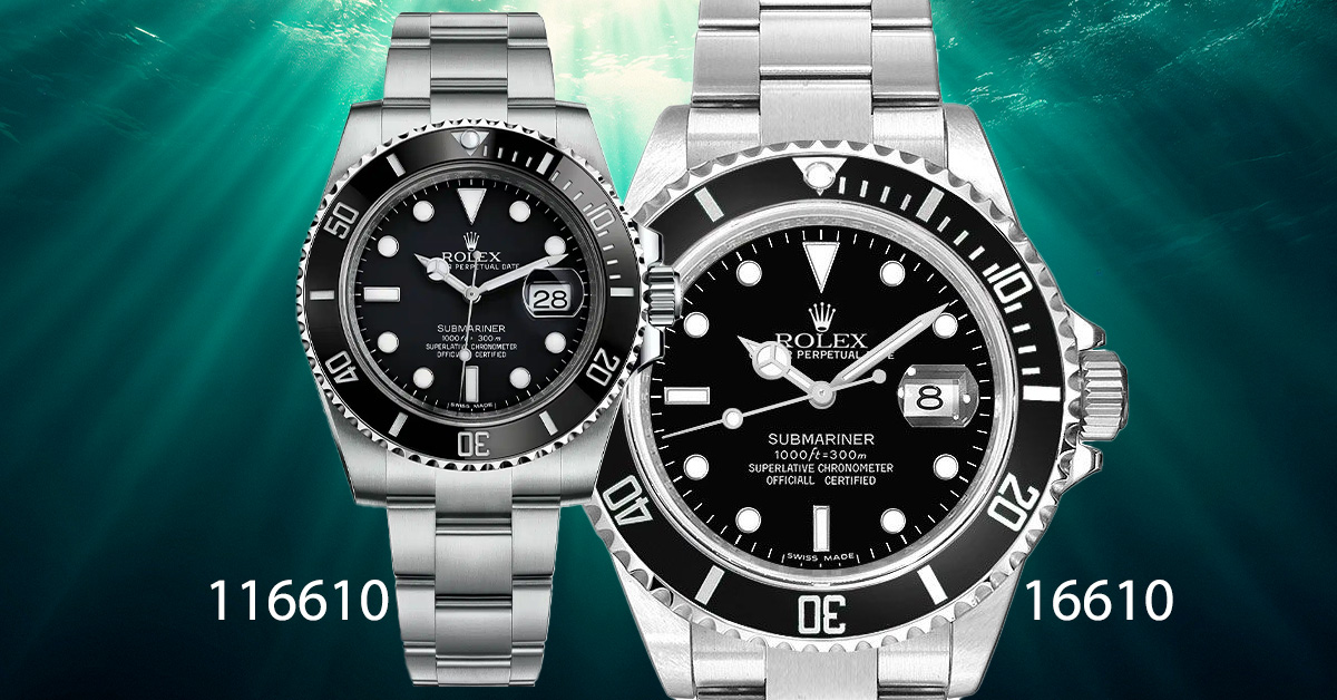 Rolex 116610 vs 16610
