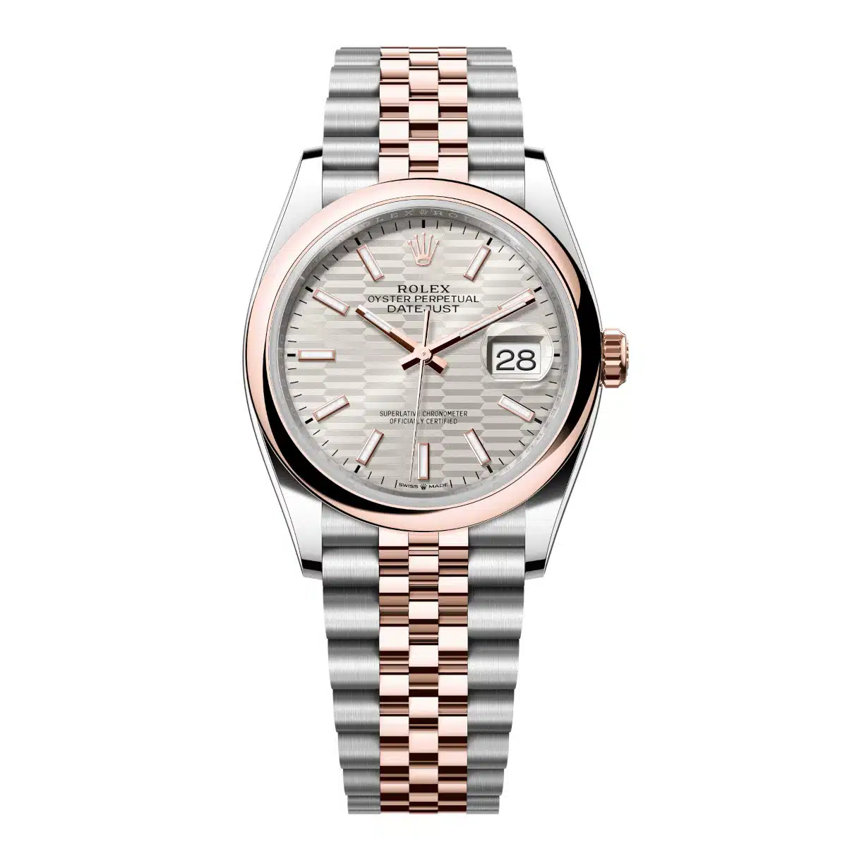 Rolex Rolex 126201-0033  Silver Jubilee Dial Jubilee Two Tone Bracelet