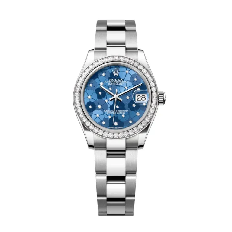 Rolex Datejust 31 278384RBR-0039 Blue Floral Dial Oyster Bracelet