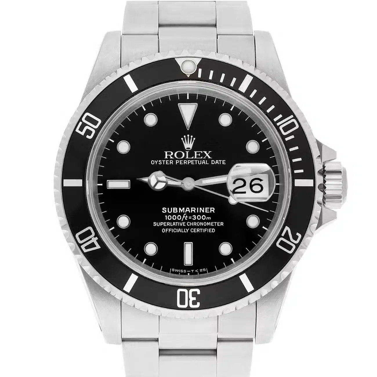 Rolex Submariner Date 16610 40MM Black Dial Stainless Steel Watch – image 2