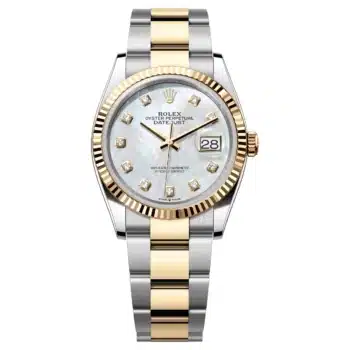 Rolex Datejust 36 126233-0024 white mother-of-pearl dial, Oyster bracelet