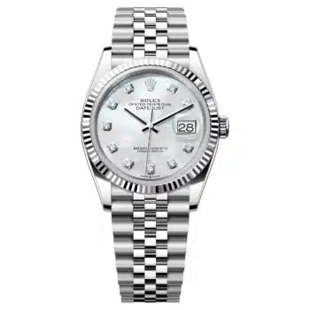 Rolex Datejust 36 126234-0019 white mother-of-pearl dial, Jubilee bracelet