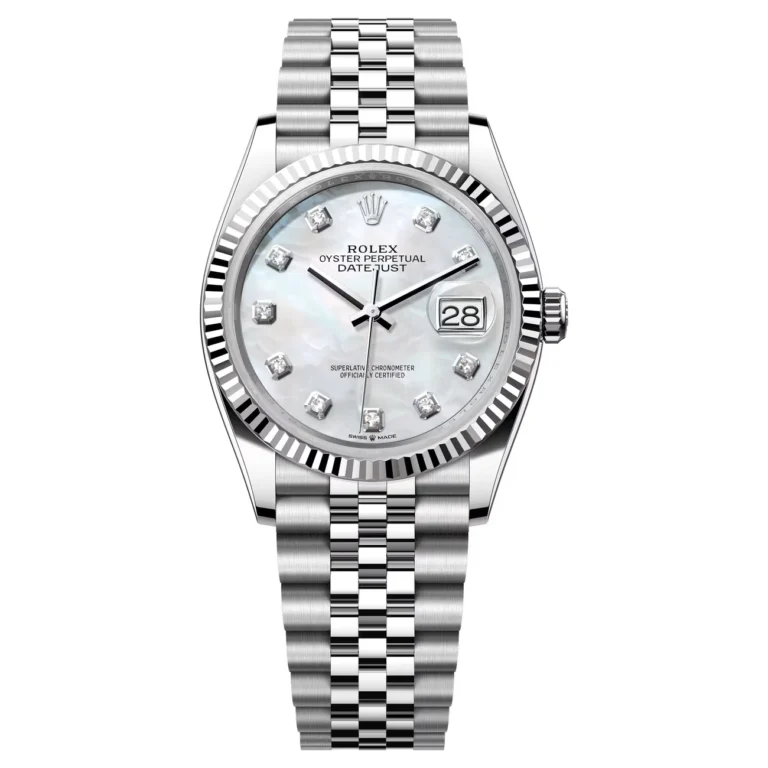 Rolex Datejust 36 126234-0019 white mother-of-pearl dial, Jubilee bracelet