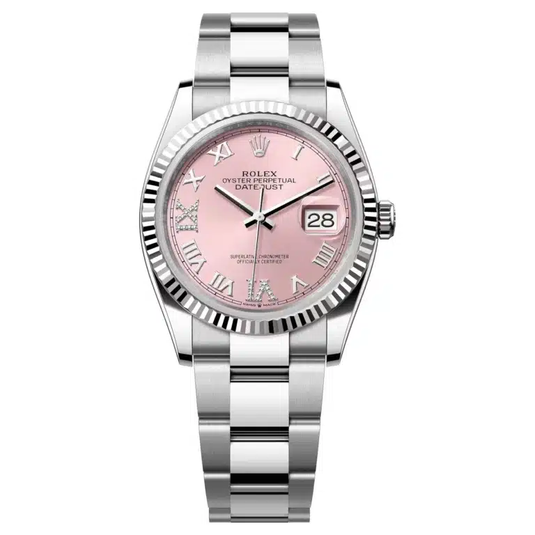 Rolex Datejust 126234-0032 Pink Roman Dial 36 MM Oyster Bracelet