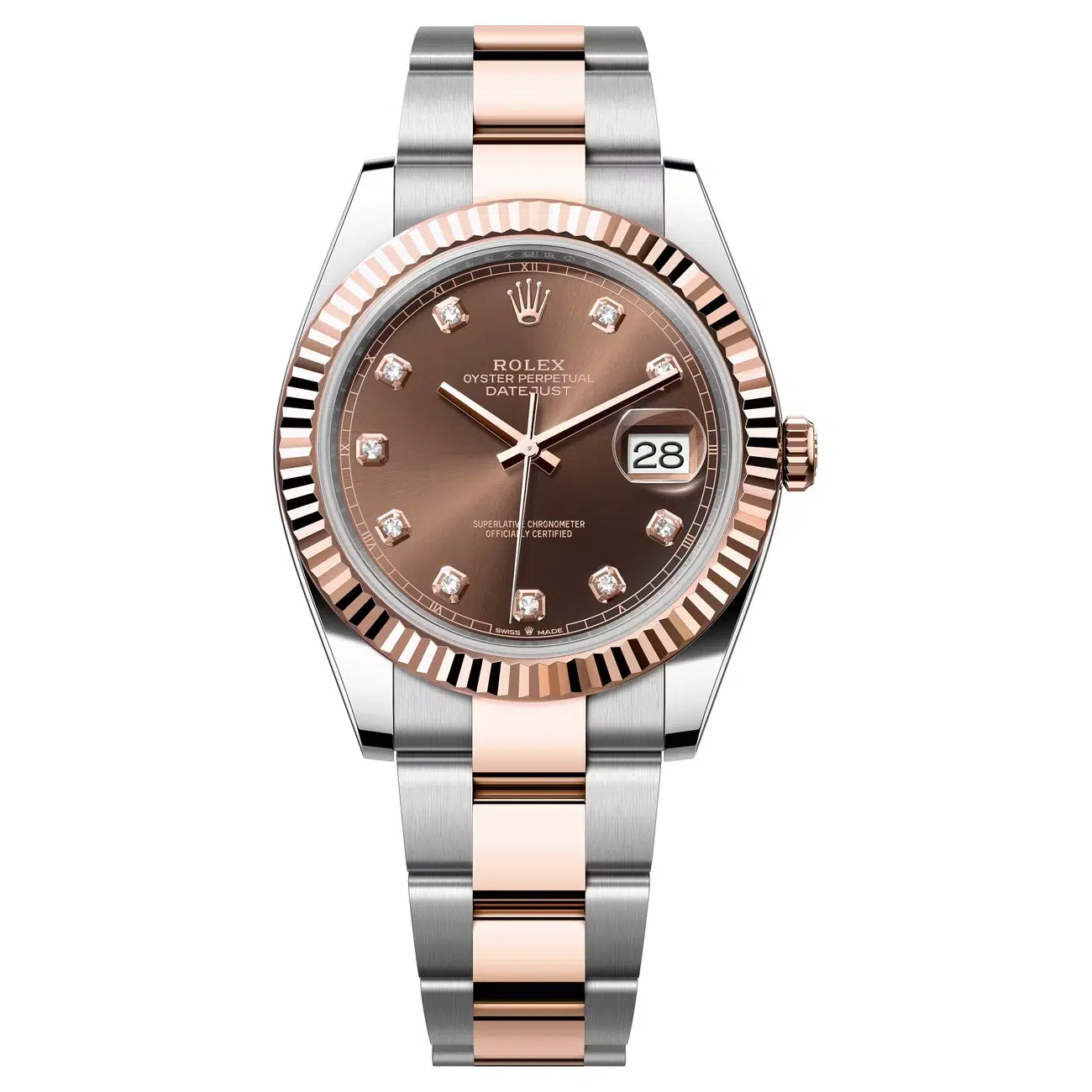 Rolex Datejust 126331-0003 Chocolate Dial 41 MM Two Tone Oyster Bracelet
