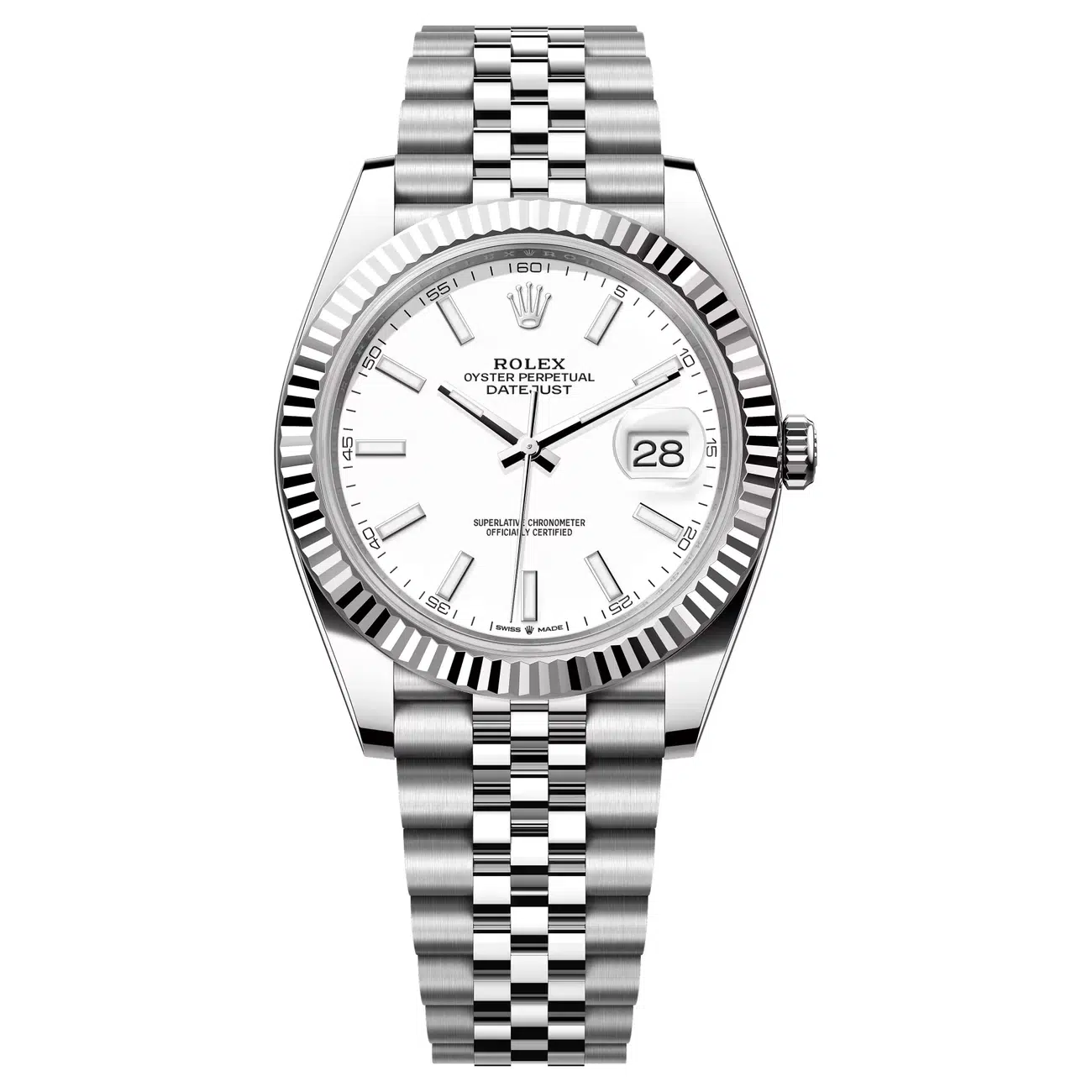 Rolex Datejust 126334-0010 White Dial 41 MM Jubilee Bracelet
