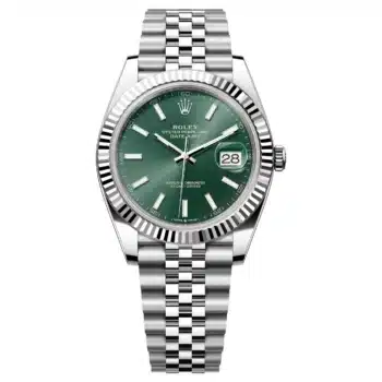 Rolex Datejust 41 126334-0028 mint green dial, Jubilee bracelet