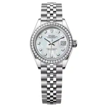Rolex Lady-Datejust 279384RBR-0011 White mother-of-pearl Dial 28 MM Jubilee Bracelet