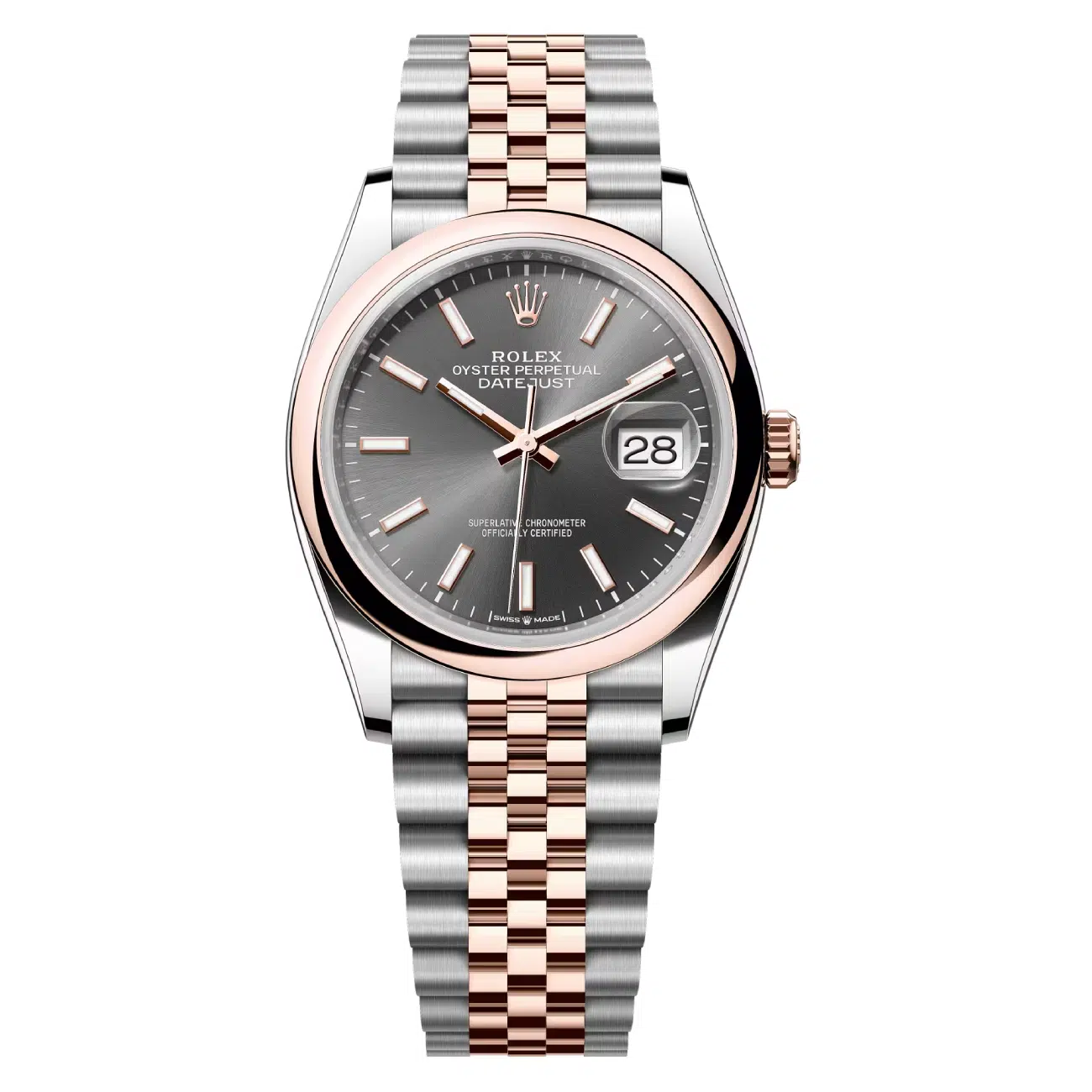 Rolex Datejust 126201-0013 Slate Dial 36 MM Jubilee Bracelet