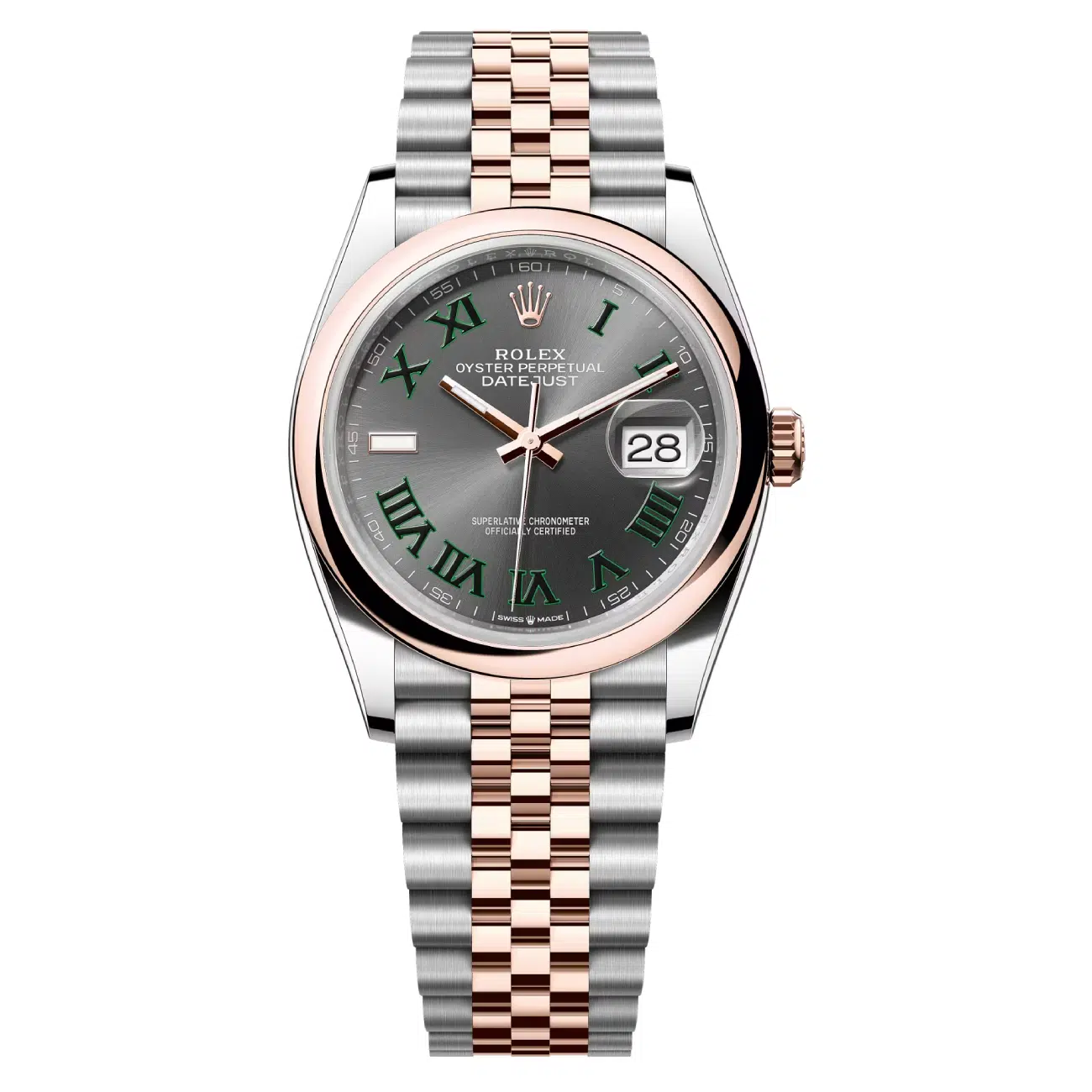 Rolex Datejust 126201-0029 Slate Dial 36 MM Two Tone Jubilee Bracelet
