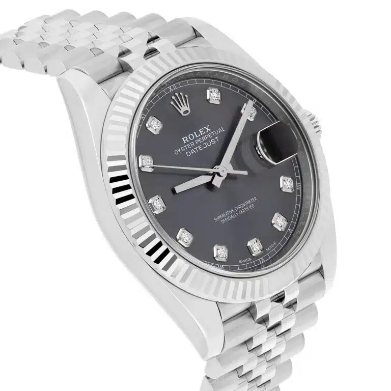 Rolex Datejust 126334-0006 41mm Gray Diamond Dial Jubilee Bracelet Stainless Steel Watch 2025 – image 5
