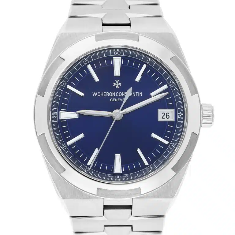 Vacheron Constantin Overseas 4520V/210A-B128 Blue Dial Fixed Bezel Stainless Steel Watch – image 3
