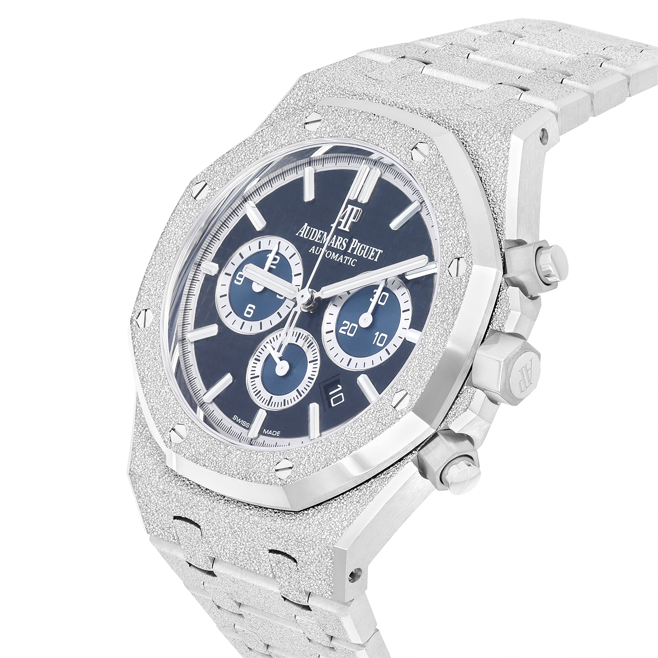Audemars Piguet Royal Oak 26331BC.GG.1224BC.03 Chronograph Black Dial White Gold Watch