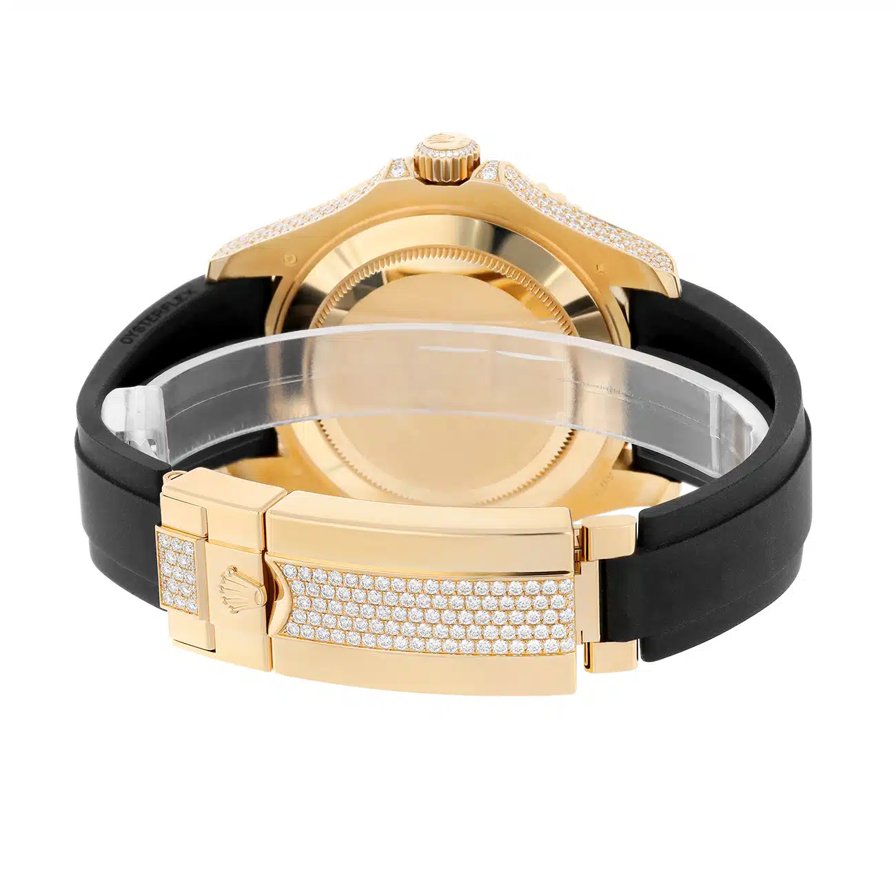 Rolex Yacht-Master 226668TBR-0001 42mm Pave Diamond Dial Baguette Diamond Bezel Oysterflex Strap Yellow Gold -2024 – image 8