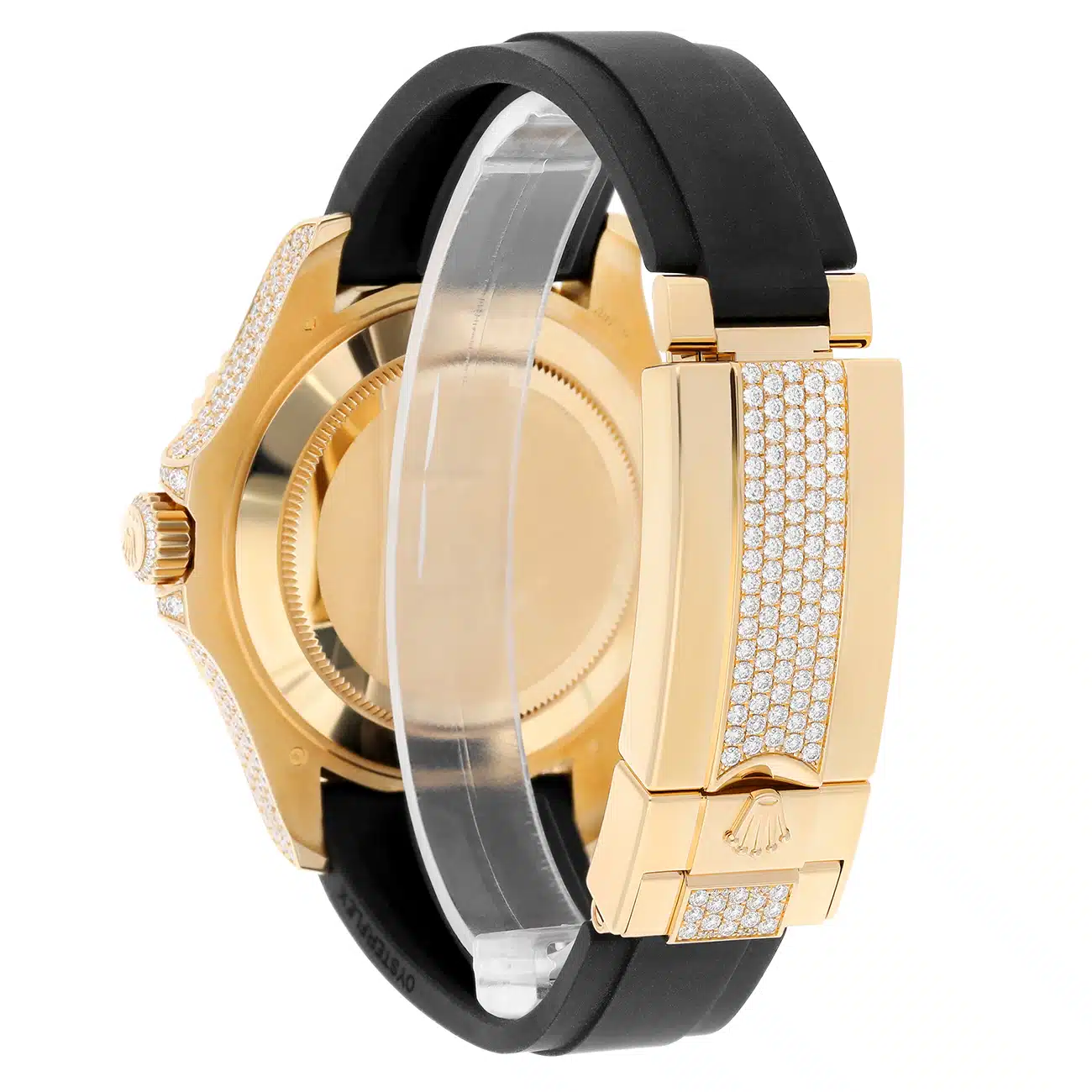 Rolex Yacht-Master 226668TBR-0001 42mm Pave Diamond Dial Baguette Diamond Bezel Oysterflex Strap Yellow Gold -2024 – image 7