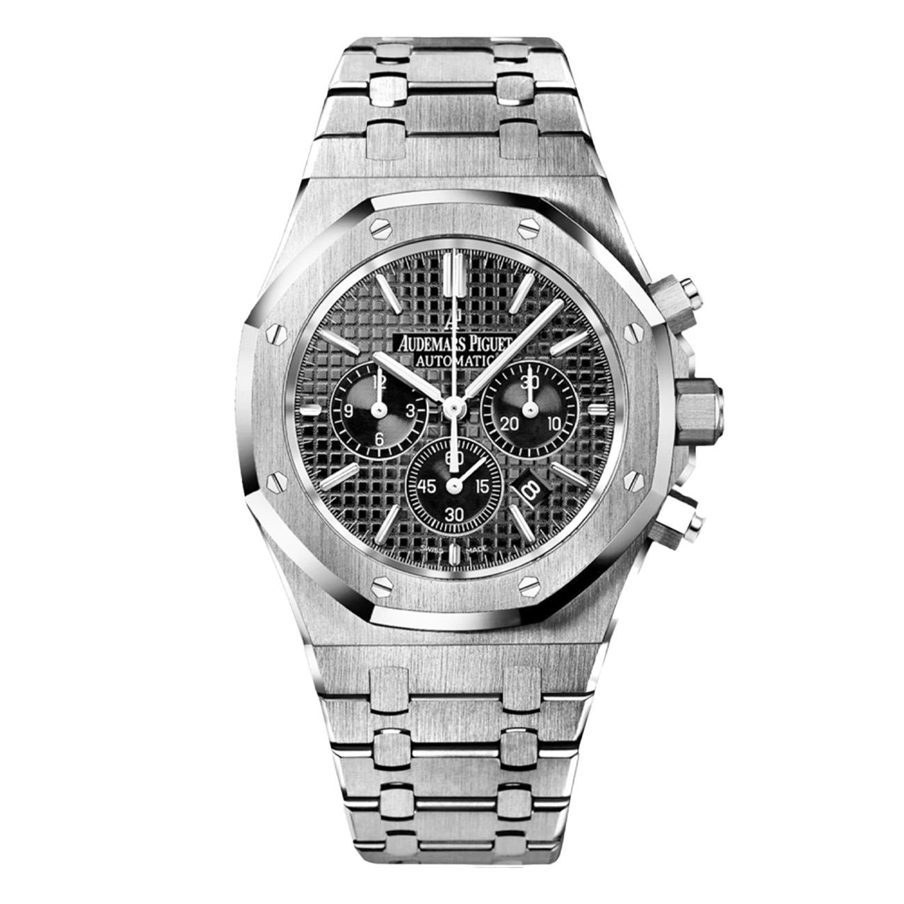 Audemars Piguet Royal Oak 26320ST.OO.1220ST.01 41mm Black Chronograph Dial Stainless Steel Watch 2015