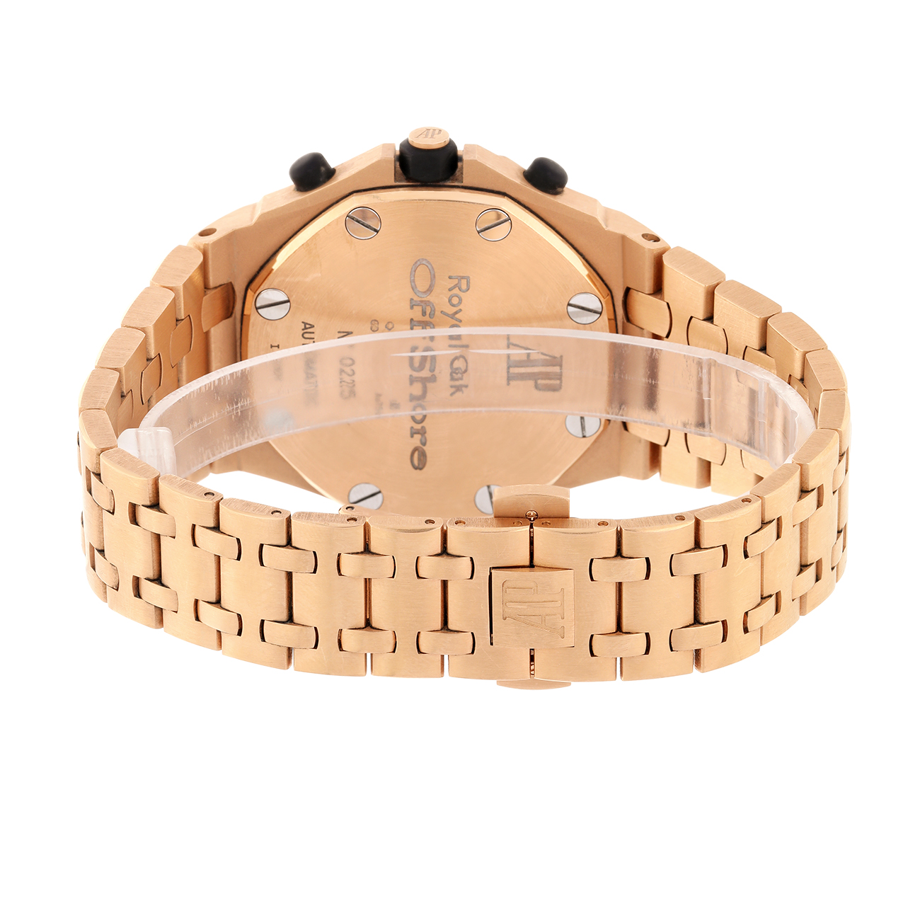 Audemars Pigue Royal Oak Offshore 26170OR.OO.1000OR.01 42MM Silver Tapisserie Dial 18kt Rose Gold Watch - 2017