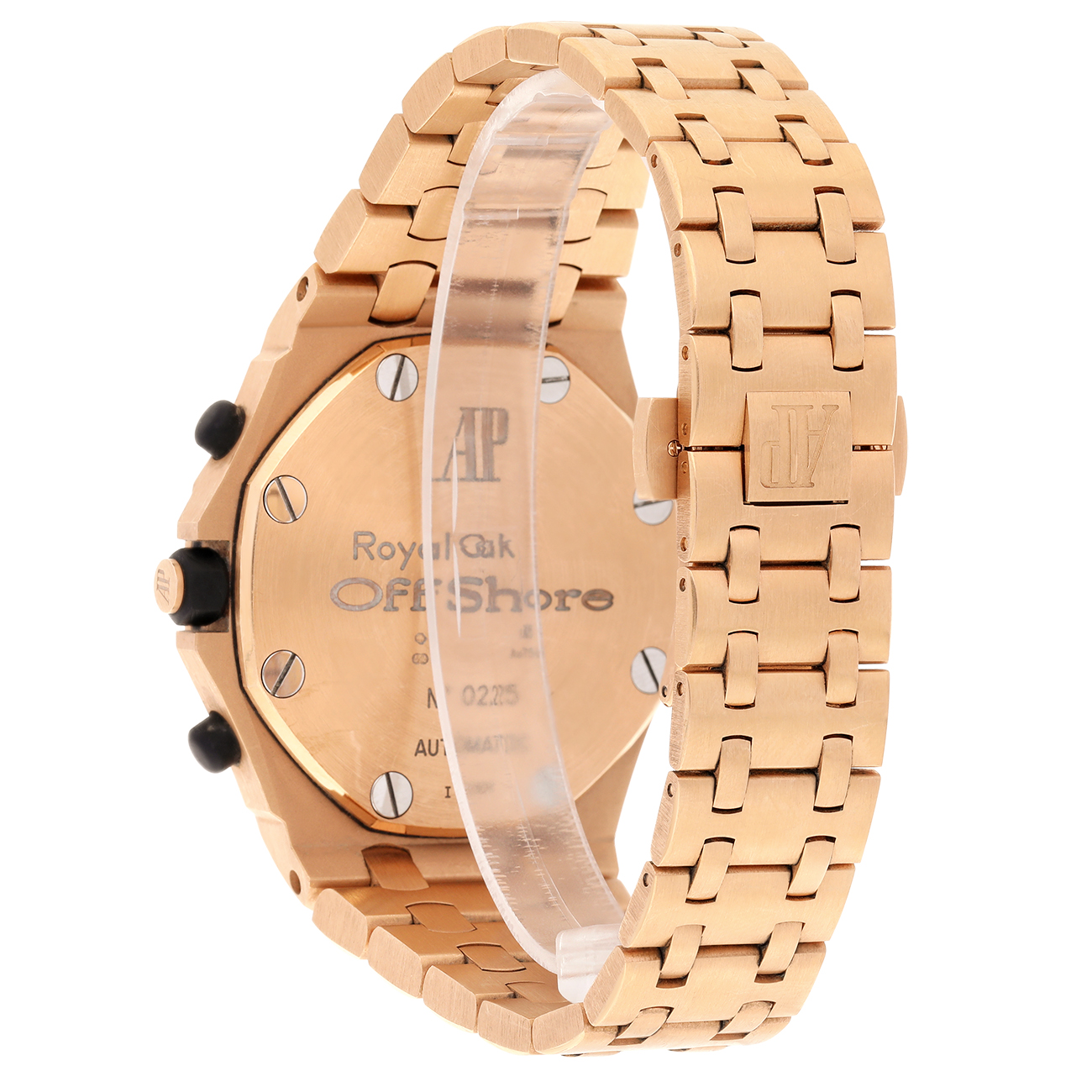 Audemars Pigue Royal Oak Offshore 26170OR.OO.1000OR.01 42MM Silver Tapisserie Dial 18kt Rose Gold Watch - 2017