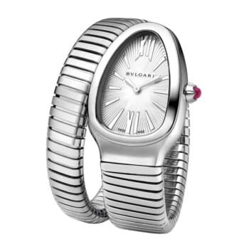Bvlgari Serpenti S101817 SP35C6SS.1T 35mm Silver Dial Stainless Steel Watch