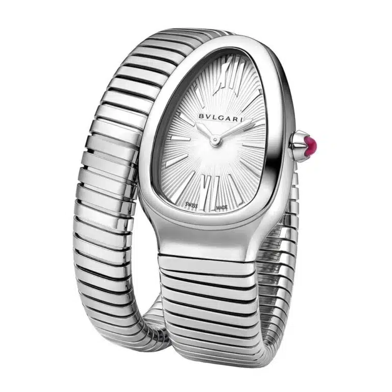 Bvlgari Serpenti S101817 SP35C6SS.1T 35mm Silver Dial Stainless Steel Watch
