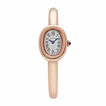 Cartier BAIGNOIRE WGBA0020 Silver Dial Rose Gold 2025 - Size 16