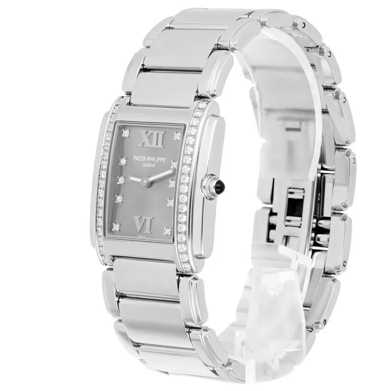 Patek Philippe Twenty-4 4910/10a-010 Grey Diamond Dial Stainless Steel Watch – image 6