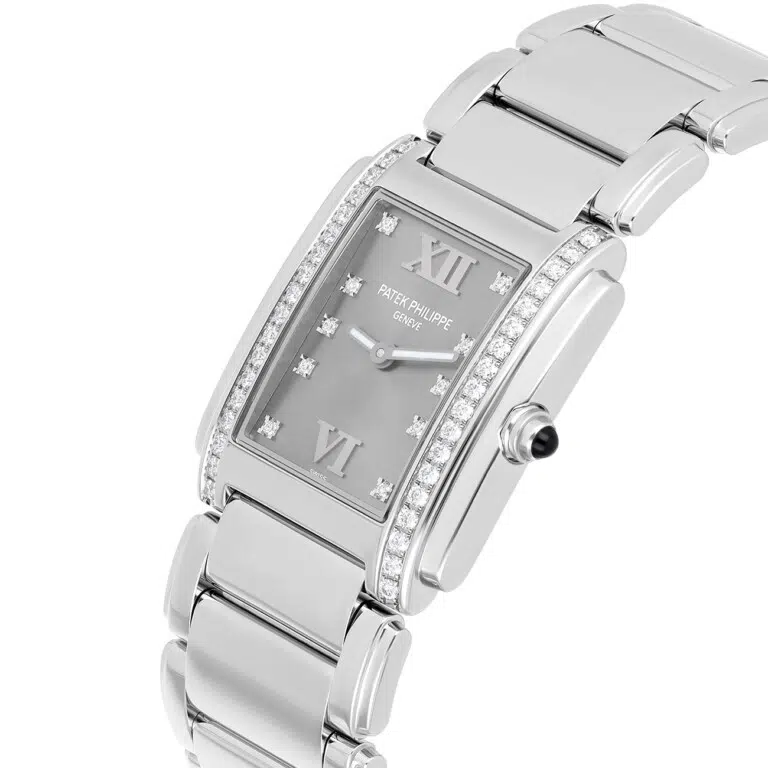 Patek Philippe Twenty-4 4910/10a-010 Grey Diamond Dial Stainless Steel Watch – image 7