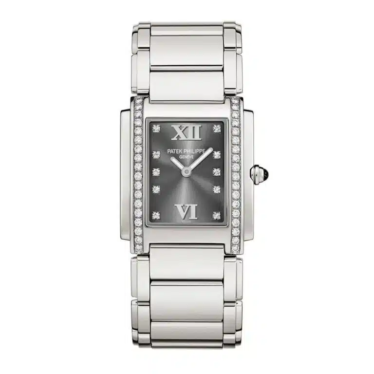 Patek Philippe Twenty-4 4910/10a-010 Grey Diamond Dial Stainless Steel Watch
